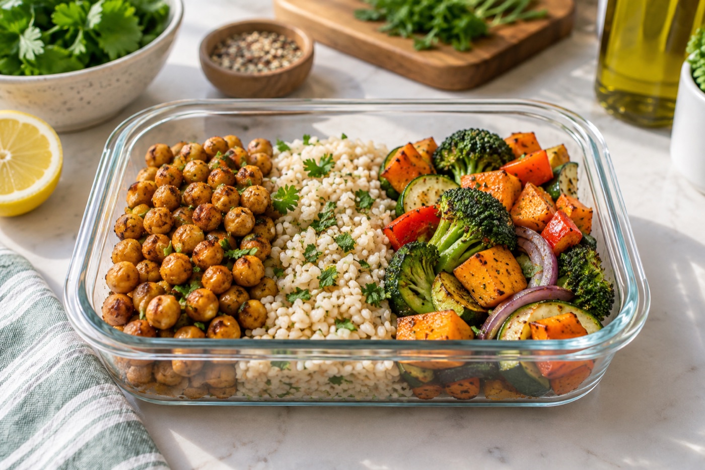 Marmita vegetariana, referência visual apresentada no guia